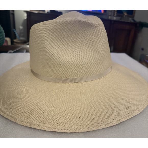 Cuyana Panama Hat Natural Hand Woven Straw Wide Brim Women Summer 59 main image 4